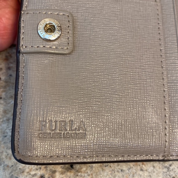 FURLA TAUPE CROSSGRAIN LEATHER WALLET - Picture 3 of 8